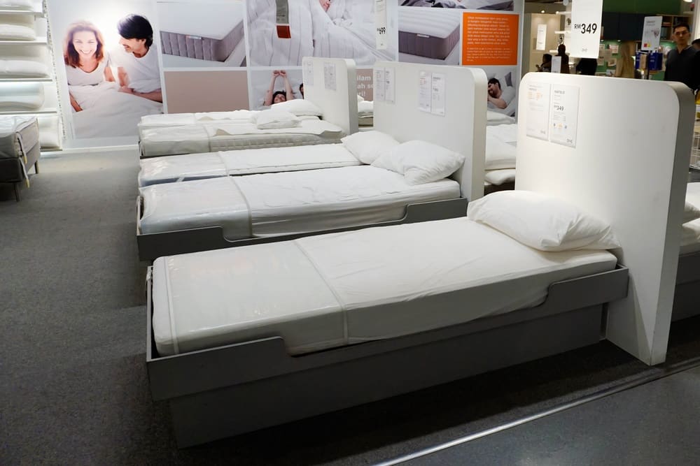 can you try mattresses at ikea